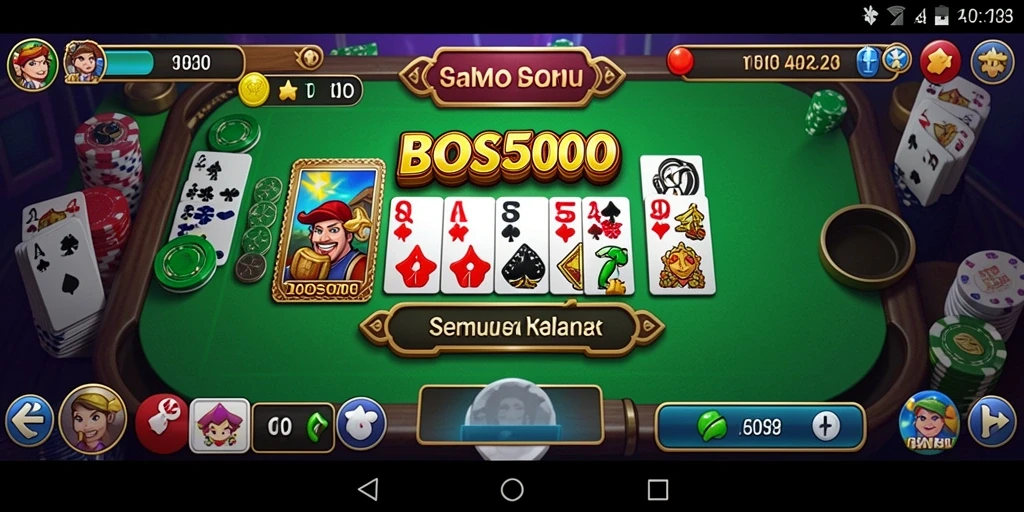 Tampilan gameplay seru dari BOS5000 yang menggembirakan.