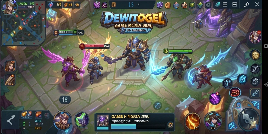 Tangkapan layar gameplay seru DEWITOGEL di arena pertempuran.