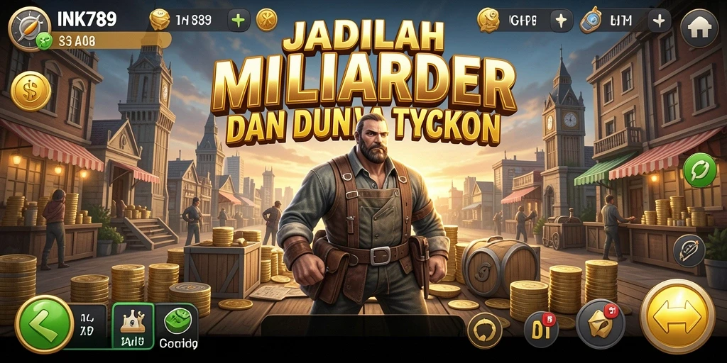 Tampilan gameplay INK789 yang menarik dan penuh strategi Tycoon.