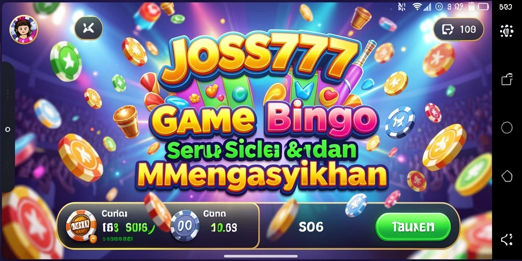 Tampilan permainan Bingo yang menarik dan seru di JOSS777.
