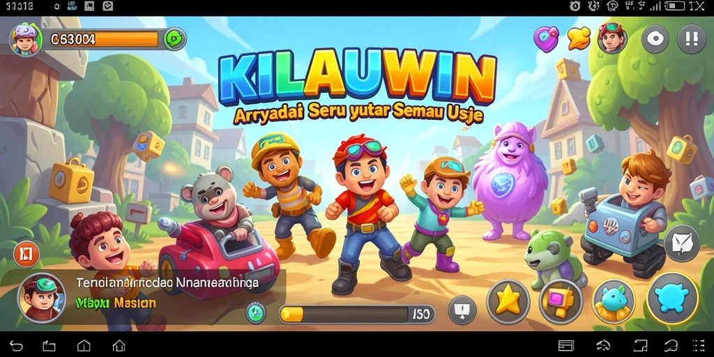 Tampilan menarik gameplay KILAUWIN saat pemain menghadapi tantangan Arcade.