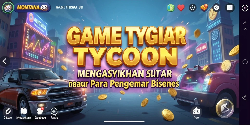 Tangkapan layar MONTANA88 menunjukkan gameplay Tycoon yang menarik dan interaktif.
