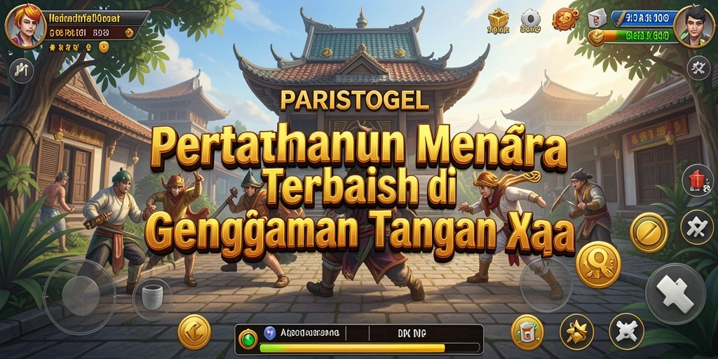 Tampilan gameplay intens dalam strategi Tower Defense di PARISTOGEL.