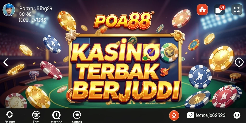 Tampilan gameplay yang menarik dan mendebarkan di POA88.