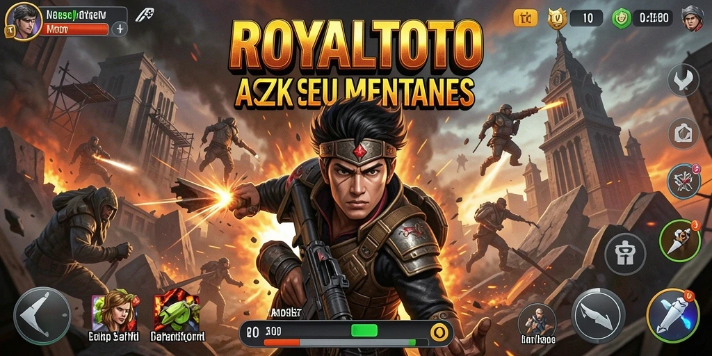 Tampilan gameplay seru dari ROYALTOTO saat pertempuran berlangsung.