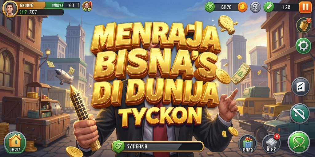 Tangkapan layar UH77 menampilkan gameplay Tycoon yang penuh strategi.